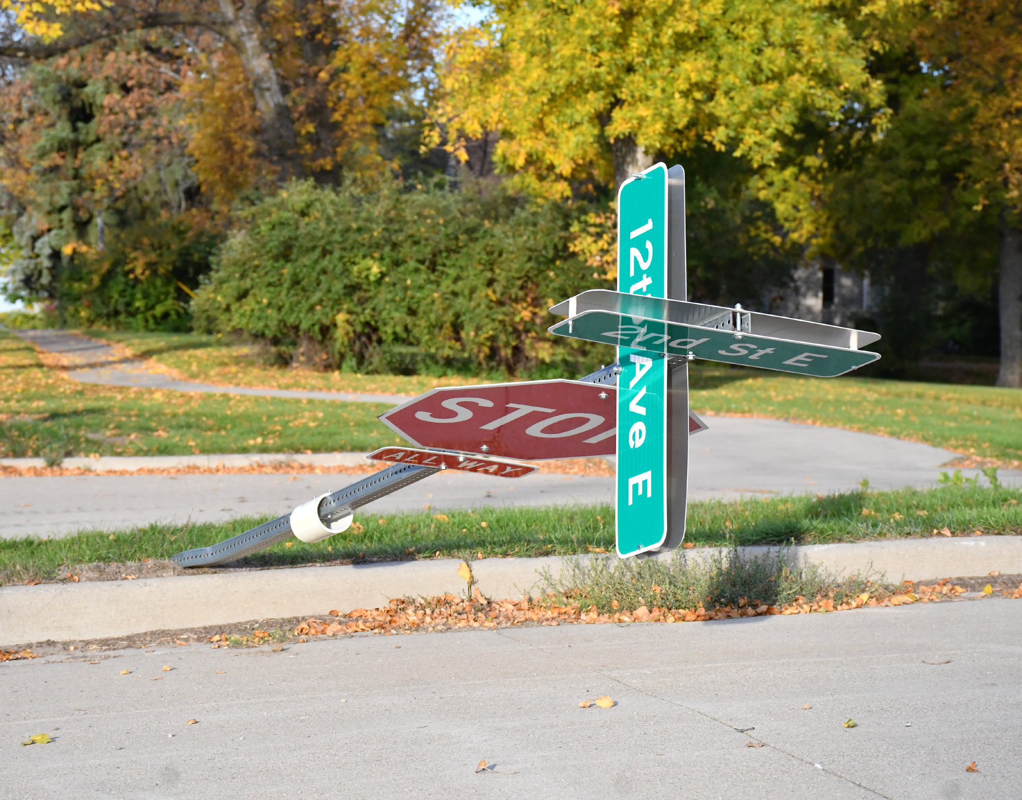 Investigation ongoing into multiple Webster sign, mailbox damages