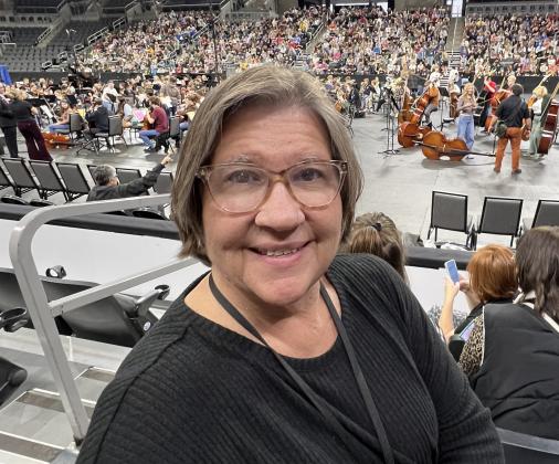 Waubay School teacher Jill Beers is heading towards retirement at the end of this school year after over 40 years in education. Here, Beers takes in the All-State Chorus last fall in Sioux Falls. Reporter &amp;amp; Farmer |Subscriber Snapshot