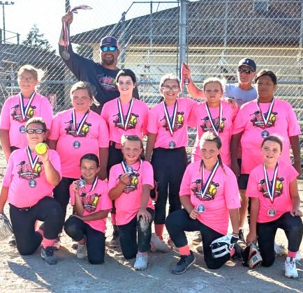 Webster fast pitch softball 10U is performing fantastically in their first year of being an organization. They placed second out of 11 teams at the last tournament of the season July 11. From left front, Gracelyn Chevalier, Ada Kuecker, Aaliyah Lone, Freyja Howe, Aubrey Sattler; middle, Rylee Curran, Emery Schlechter, Emelia Stoebner, Skylar Ascher, Morgen Weitbrecht, Isabella Salinas; back Andy Chevalier and Scott Weitbrecht. Reporter &amp;amp; Farmer | Subscriber snapshot