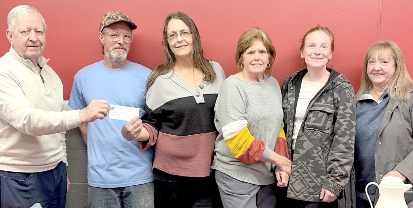 Day County Democrats made a donation to Webster Senior Nutrition Center. Pictured from left are David Sigdestad, Prescott Pushor, Renee Lone, Kristie Baumgarn, Courtney Enfield and Deb Brandlee. Reporter &amp;amp; Farmer | Subscriber snapshot