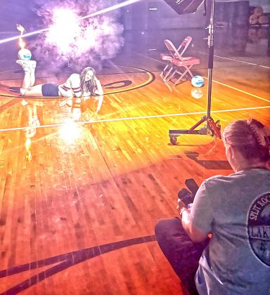 Brianna Jorgenson is taking pictures of her daughter Marlee Dornbusch and the volleyball team. Jorgenson started using new techniques has learned to make a change on how sport photos are taken in the northeast part of South Dakota. Reporter &amp;amp; Farmer | Subscriber Snapshot