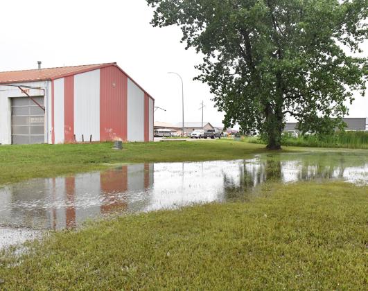 Heavy rain and storms have fallen upon Day County over the last few weeks and it’s caused many structures and areas to be destroyed or flooded. Here, the Webster city campgrounds are completely submerged by the rain that fell July 7-8. Reporter &amp; Farmer | Connor Handrahan