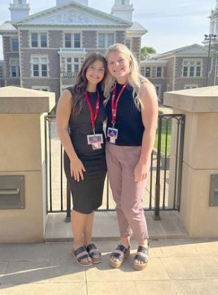 Reporter &amp; Farmer | Subscriber snapshot Willa Stern and Mia Coester are both incoming Webster Area High School seniors who attended Girls State in Vermillion May 25-29.