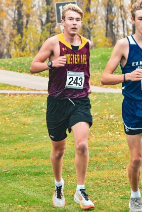 Webster Area cross country runner Grady Wagner competes in the SDHSAA Class A State cross country meet Oct. 25 in Huron. Wagner finished the boys 5k race in 116th place with a time of 20:18.41. Reporter &amp;amp; Farmer | Leyton Beardslee