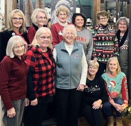 Members of the Jr. Websterian Club enjoy a holiday party. Pictured from left, top row, Connie Sawinksy, Linda Fleeger, Marilyn DeSpiegler, Becky Mahlen, Eloise Hortness and Barb Ohleen; bottom row: Margaret Trefz, Winnie Jacobs, Joyce Wiemann, Sandy Anderson and Julie Delaney. Additional club members not pictured: Kristi Baumgarn, Jill Flemmer, Cindy Wolter, Sharon Johnson, Suzanne Olawsky and Mary Bloom. Reporter &amp;amp; Farmer | Subscriber Snapshot