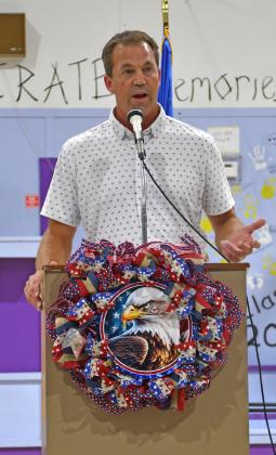 South Dakota First Gentleman Bryon Noem was the keynote speaker during the Herr brothers’ dedication ceremony at Bristol last week. Reporter &amp;amp; Farmer | Annie Witt