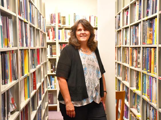 New head librarian Patricia Proctor stands in the Webster Public Library June 11. Proctor started June 4 and is taking over the position from Teri Ewalt who retires at the end of the month. Reporter &amp;amp; Farmer | Leyton Beardslee