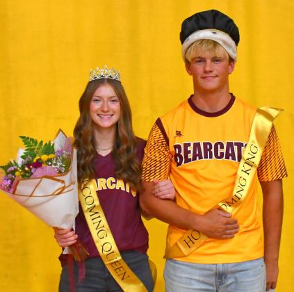 Webster Area School held their homecoming week Sept. 14-18. Students, staff and attending community members enjoyed a week of celebration and named Chloe Mammenga and Gage Baumgarn as the 2026 homecoming royalty during the coronation Sept. 14. Reporter &amp; Farmer | Connor Handrahan