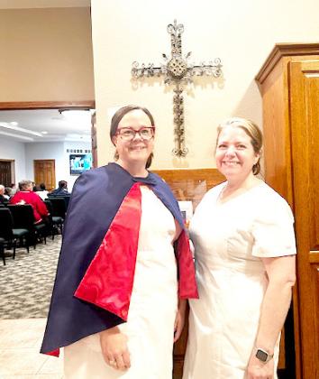 The Nurse Honor Guard aims to recognize the careers of nurses through funeral services. Here from left, Laura Frankenhoff RN and Ruth Hernandez DNP, APRN, CNP wear the traditional wardrobe for a Nurse Honor Guard ceremony. Reporter &amp;amp; Farmer | Subscriber Snapshot