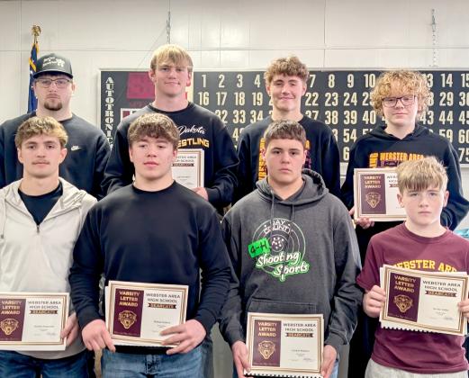 Boys wrestling awards