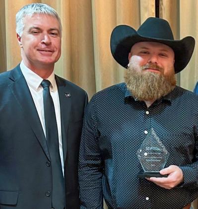 South Dakota Attorney General Marty Jackley with Roberts County State’s Attorney Dylan Kirchmeier during South Dakota State’s Attorneys Association’s annual meeting May 2 where Kirchmeier, a Webster Area High School graduate, was awarded Prosecutor of the Year. Reporter &amp;amp; Farmer | Subscriber snapshot