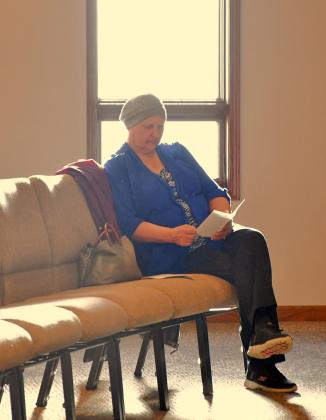 Mary Bloom takes part in the National Day of Prayer service held at Westside Wesleyan in Bristol May 1. The service is held every year with focus on different areas of prayer in people’s lives. Reporter &amp;amp; Farmer | Leyton Beardslee