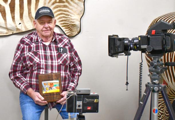 Jim Brakefield, pictured Jan. 20 in the Museum of Wildlife, Science &amp;amp; Industry in Webster, was selected as Webster Area Chamber of Commerce’s 2025 Citizen of the Year. Currently, he serves as an Honor Guard Officer, Museum of Wildlife, Science &amp;amp; Industry board president, Sun Dial Manor board member and a member of the Cruisin’ Classics Car Club. Reporter &amp;amp; Farmer | Leyton Beardslee