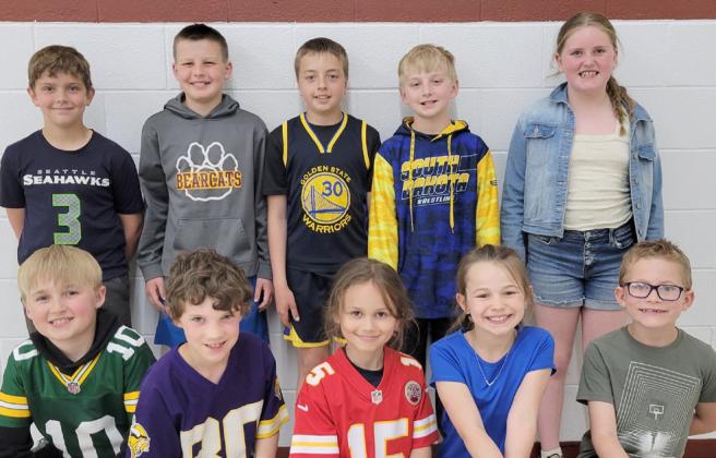 Webster Area Elementary School announced the top Accelerated Readers for the school year. First grader Edgar Hamann set a new Webster Area Elementary record for Accelerated Reader points, 1,045.9 points. Top readers from each classroom are from left, front, Barrett Bloom, Jonathan Fosheim, top overall AR point holder Hamann, Ada Kuecker, Zane Hubsch; back, Ian Mammenga, Harrison Wagner, Gunnar Lesnar, Jaxson Hansen and Harper Olson. Reporter &amp;amp; Farmer | Subscriber snapshot