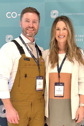 Kori and Ali Anderson were in Washington, DC last month to receive an award on behalf of Dakota Foundry. The Webster business was recognized by the U.S. Chamber of Commerce as one of America’s top 100 small businesses. Reporter &amp;amp; Farmer | Subscriber snapshot