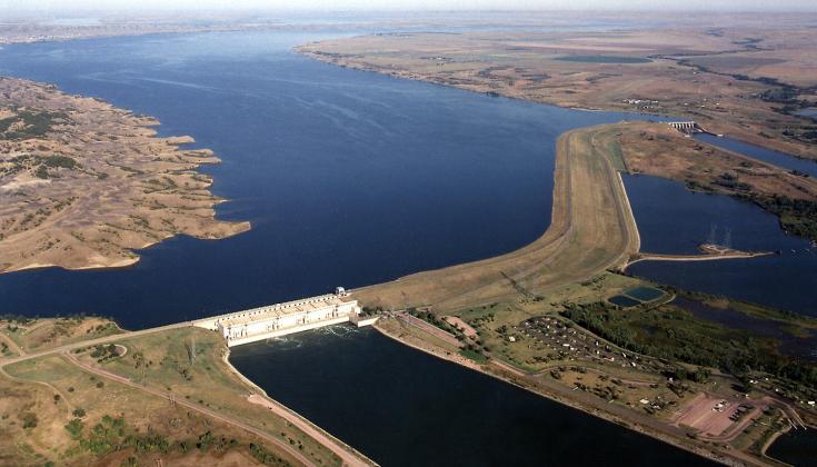 Big Bend Dam on the Missouri River in South Dakota. (Courtesy Army Corps of Engineers)