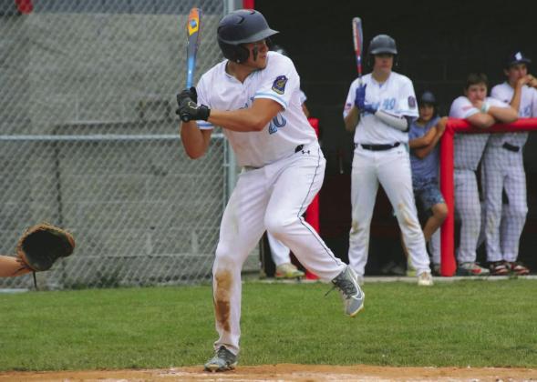 Brent Bearman of Webster Legion Post 40 looks to take a swing during Webster’s 3-6 loss against Big Stone City Post 229 July 22 in Sisseton as part of the American Legion Region 1B tournament. Webster now must win their next game against Sisseton to avoid being eliminated from the tournament. Reporter &amp; Farmer | subscriber snapshot