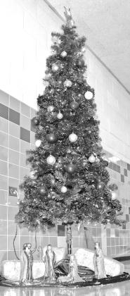 On the lower level of the Day County Courthouse the public can find a golden nativity scene. Many other themed trees are on display in the courthouse decorated by community groups and businesses and this event will continue until Jan. 5. Reporter &amp;amp; Farmer | Connor Handrahan