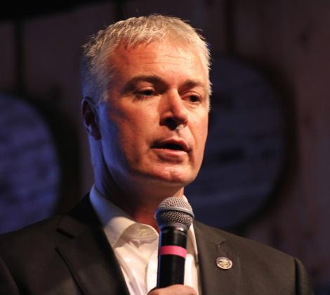 South Dakota Attorney General Marty Jackley speaks during a launch event for his U.S. House campaign on Sept. 9, at the Loud American in Sturgis. Reporter &amp;amp; Farmer | Seth Tupper, South Dakota Searchlight