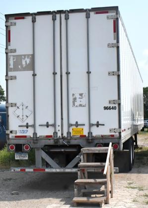 What was thought to be a paper recycling trailer, has been seen near the farmers market parking lot in Webster. A paper recycling trailer was in Webster a few years ago and after asking community members who helped with the trailer previously, no one was able to help identify the trailer. Reporter &amp;amp; Farmer | Connor Handrahan