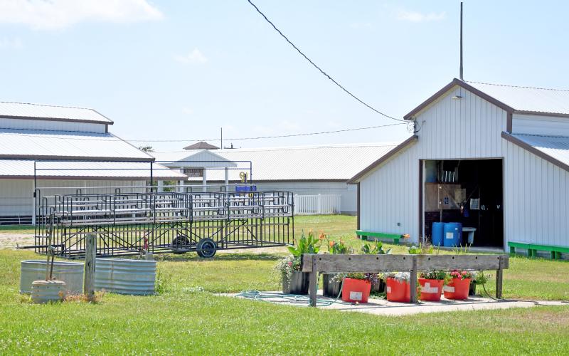 Work at the Day County Fairgrounds are beginning to come together for this year’s fair, which is set to take place Aug. 7-11. Here, some of those preparations can be seen. Reporter &amp;amp; Farmer | Annie Witt