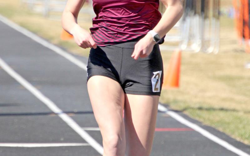 Kala Kwasniewski runs at the Pork Chop Relays at Clear Lake April 15. Reporter &amp;amp; Farmer | Subscriber snapshot