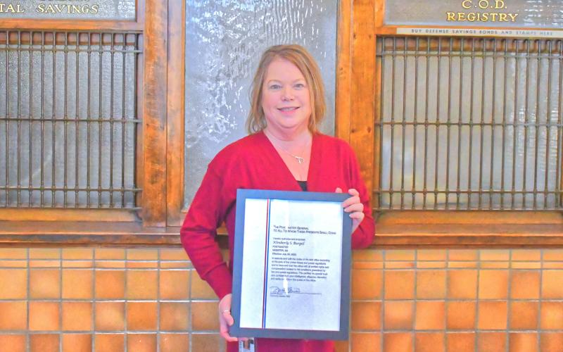 Kimberly Burgel was named postmaster for Webster Post Office Dec. 8. Over the last few months she has been getting used to the new area and she said she feels excited by the new opportunity. Kimberly thanks the community for a warm welcome and is ready for all the changes happening for the post office in upcoming months. Reporter &amp;amp; Farmer | Connor Handrahan