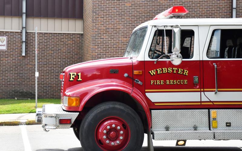 Webster Fire Department responded to a call at Webster Area school Aug. 12. A potential gas leak was the subject for the call which prompted the fire department to respond quickly. As staff were outside the school the fire department completed their work on the inside of the building. The fire trucks left shortly after determining there was no threat to the school staff, according to Assistant Fire Chief Eric Kwasniewski. Reporter &amp;amp; Farmer | Brenner Cariveau