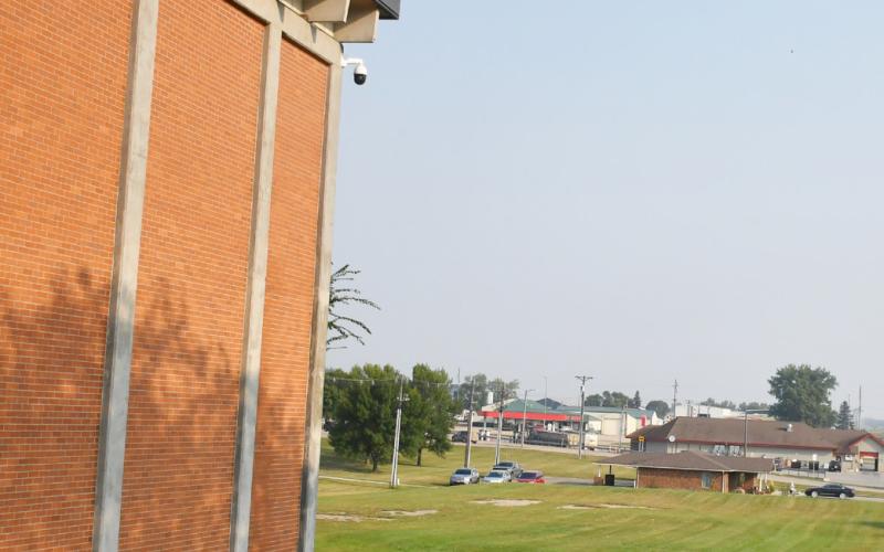 Webster had a LiveCam installed which broadcasts a 24/7 stream of Hwy. 12 and 25 intersection on KELOLAND’s wesbite. The camera was put in place Sept. 10. Reporter &amp;amp; Farmer | Jessica Washenberger
