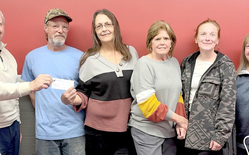 Day County Democrats made a donation to Webster Senior Nutrition Center. Pictured from left are David Sigdestad, Prescott Pushor, Renee Lone, Kristie Baumgarn, Courtney Enfield and Deb Brandlee. Reporter &amp;amp; Farmer | Subscriber snapshot