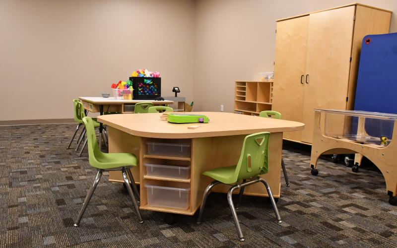 Knapp &amp;amp; Play Learning Center in Webster will open it’s doors Sept. 8. Day care board member Rainy Hanson said the state certified center and nonprofit hopes to provide affordable and quality child care for the area with a capacity of 91 kids. Reporter &amp;amp; Farmer | Leyton Beardslee