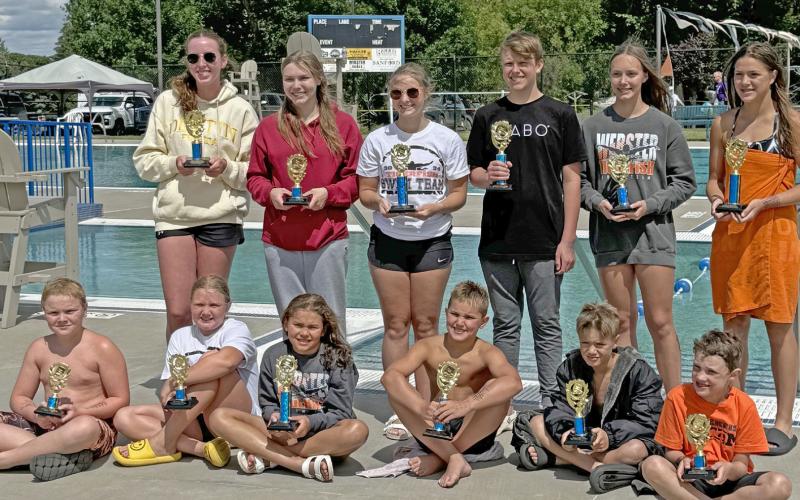 Webster hosts high point swim meet