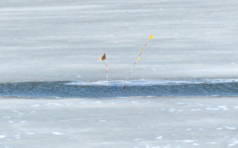 Kiwanis Webster annual sink the K competiton came to an end March 14 as the K crashed through the ice on the slough on the north side of Hwy. 12 west of Webster. No winner has been determined as of March 20. Reporter &amp;amp; Farmer | Brenner Cariveau