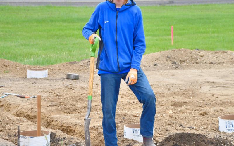 Gracen Casper with Muth Electric worked on a trench at Sigurd Anderson Airport south of Webster June 5 in conjunction with the airport fuel project. The project involves the installation of a self-serve fuel pump. Reporter &amp;amp; Farmer | Leyton Beardslee