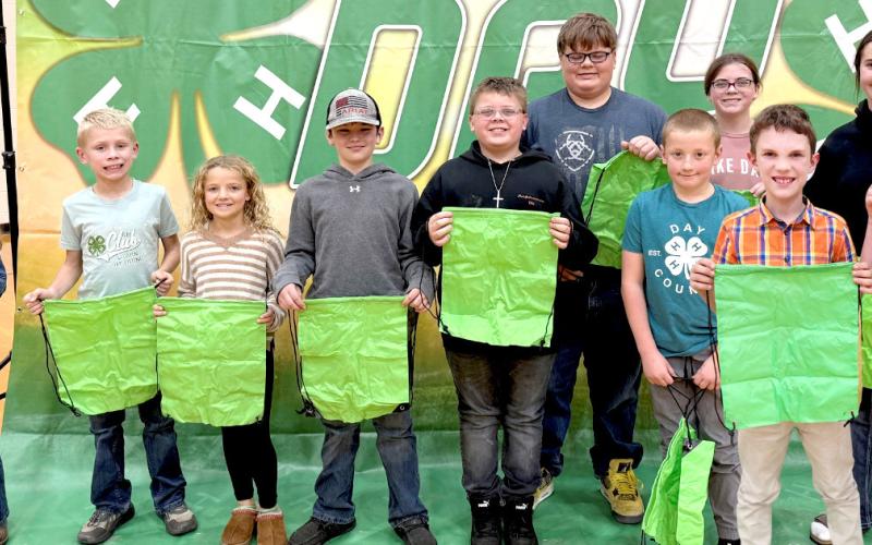 First year 4-H members pictured from left, Ava Larson, Braxton Gaikowski, Anna Bloom, Logan Wik, Jacob Powell, Tristan Powell, Landon Linde, Cheyenne Powell, Jonathan Fosheim, Siri Voss and Holly Zubke. Additional first year members are Gabby Duenwald, Taya Sandal, Gracie Bloom, Nolan Rasmus, Mya Gaikowski, Elizabeth Van Elsacker, Morgan Weibrecht and Sawyer Zenk. Reporter &amp;amp; Farmer | Subscriber snapshot
