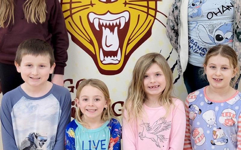 Webster Area Elementary students of the month for January, by grade, from left are, front, Lane Bohnenkamp second, Cayston Hanson kindergarten, Thea Sigdestad first, Leah Waldner third; back, Harper Olson fifth and Isabella Salinas fourth. Reporter &amp;amp; Farmer | Subscriber snapshot