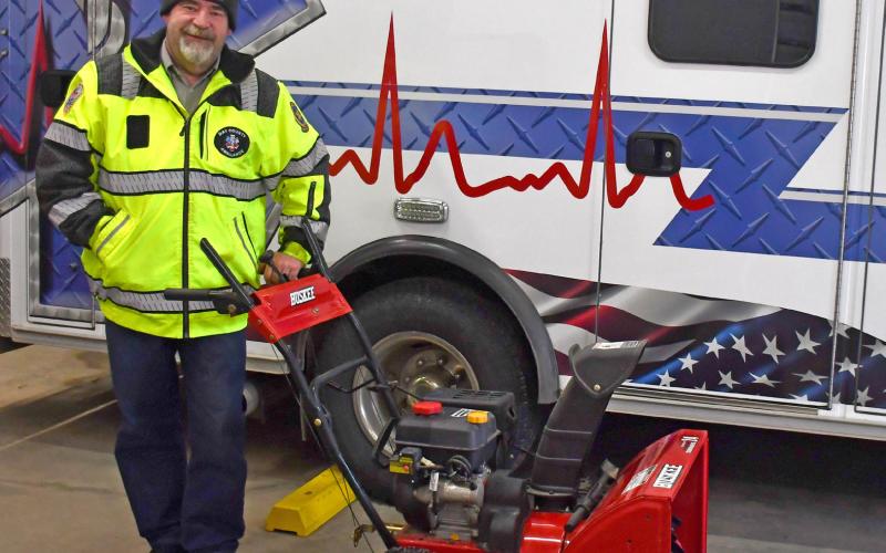 DONATION TO AMBULANCE SHED