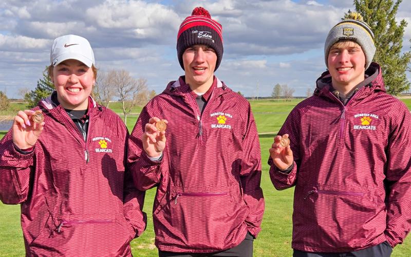 Individual medal winners at the Miller Invite last week were Bailee Ninke, Blaize Amdahl and Michael Dorsett. Reporter &amp;amp; Farmer | Subscriber snapshot