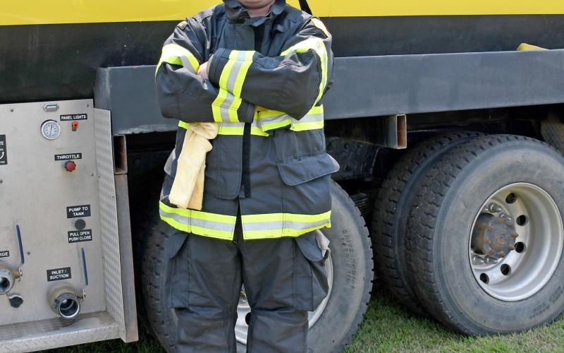 Department members sporting new bunker gear