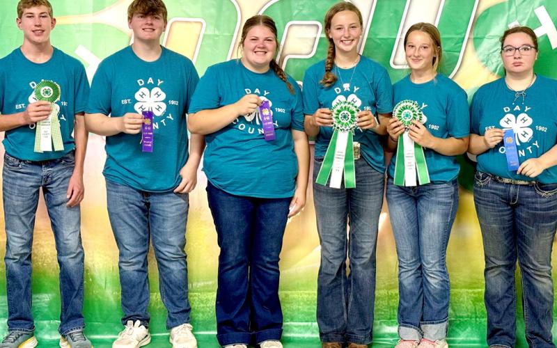 Competing in 4-H companion animal show were from left, Gabriel Gaikowski, Carson Fischer, Kelsey Fischer, Carlee Wik, Tallie Czmowski and Callie Weyh. Reporter &amp;amp; Farmer | Subscriber snapshot