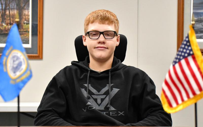 Waubay High School sophomore Brady Berger won the Northwestern Division Class IV of American Legion Auxiliary’s Americanism Essay Contest which he entered earlier this year. The annual contest this year used the prompt “What does America the Beautiful mean to me?” as the theme for all entries. Reporter &amp;amp; Farmer | Leyton Beardslee