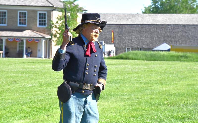 Old teaching young and young teaching old at Fort Sisseton Festival