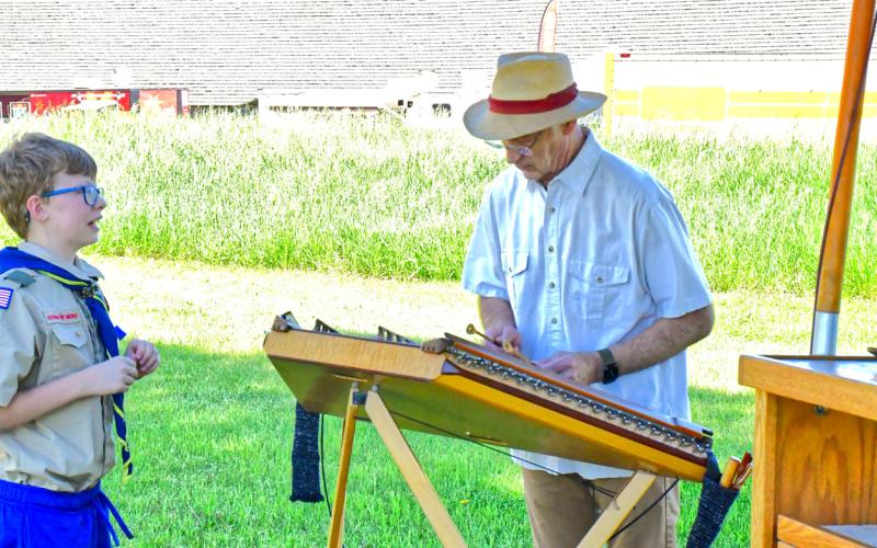 Old teaching young and young teaching old at Fort Sisseton Festival