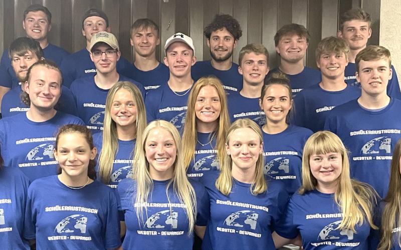 Germans spend 10 days in South Dakota, Webster
