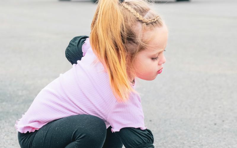 Cicily Duerre, three, of Bristol picks up some candy June 14 during a parade at the Roslyn Vinegar Festival. Festivities included vinegar tasting, music, a dance performance and the coronation of the Vinegar Queen. Reporter &amp;amp; Farmer | Leyton Beardslee