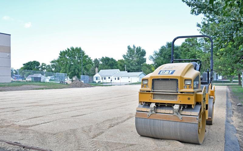 The Webster Area School playground is looking a lot different than what it did a couple weeks ago. Pictured is the area where the multi-purpose field will soon be. Reporter &amp;amp; Farmer | Annie Witt