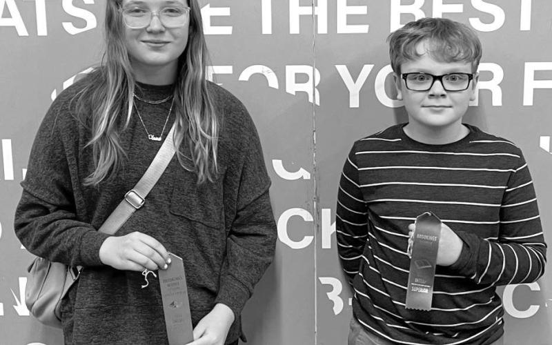 Webster Area Middle School oral interp students competed in Brookings April 6. Placing were Claire Halvorson- excellent plus serious and Casen Fish-superior humorous. Reporter &amp;amp; Farmer | Subscriber snapshot
