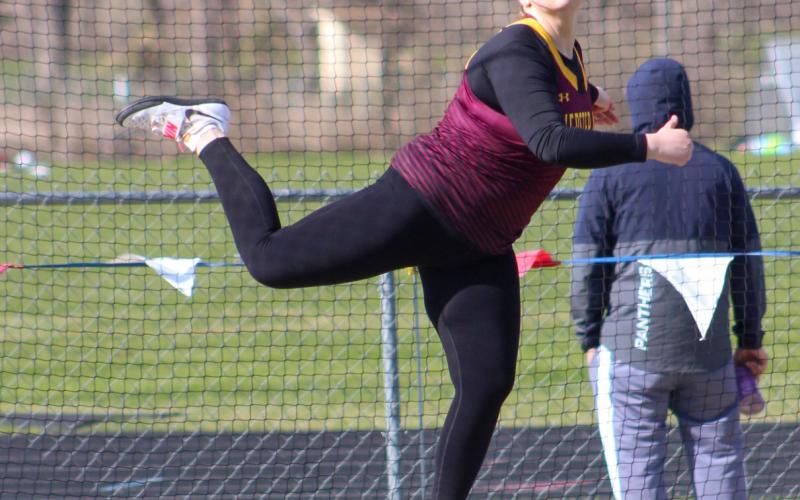 Kelsey Braun threw a 80’5” discus length last week at the Clark/Willow Lake event April 23. Her throw was good enough to place her in sixth on the day for the Webster Area Bearcats. Reporter &amp;amp; Farmer | Subscriber snapshot