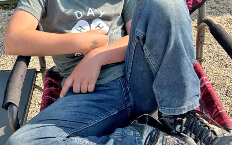 It was a long, tiring weekend, as illustrated by 4-Her Logan Wik who fell asleep during the premium sale at the Day County Fair Aug. 10. He is the son of Shawn and Jessica Wik. Reporter &amp;amp; Farmer | Subscriber snapshot
