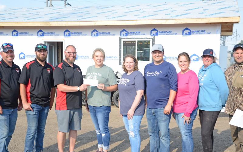 Chamber receives donation for fish cleaning station
